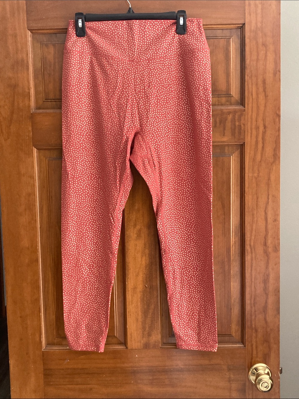 BuffBunny Rust Dot Print High-Rise Leggings